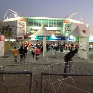 03.ago.2013 - Imagem geral da HSBC Arena, na Barra da Tijuca, no Rio de Janeiro, onde será disputado o UFC Rio 4 - Rodrigo Farah/UOL