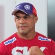 03.ago.2013 - Vitor Belfort posa para foto no tapete vermelho do UFC Rio 4 - Vinicius Castro/UOL