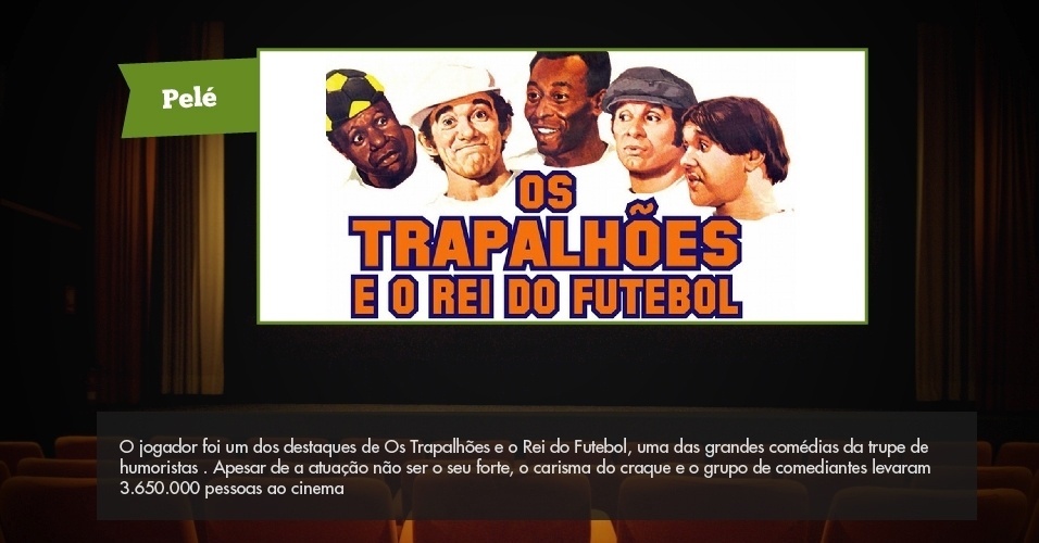 06.ago.2013- Pelé Os Trapalhões