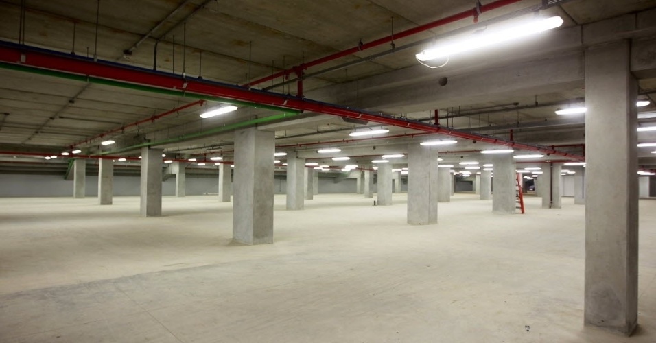 Estacionamento coberto do Itaquerão poderá ser convertido em uma espécie de Centro de Convenções