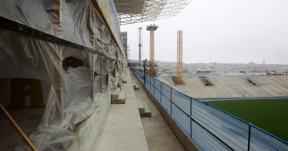 Estádio do Itaquerão continua em obras