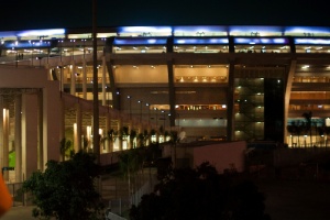 Visão noturna do Maracanã, que teve o custo operacional criticado pela diretoria do Flamengo - Nelson Perez/Fluminense FC