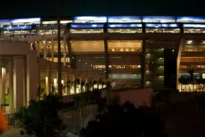 Visão noturna do Maracanã, que teve o custo operacional criticado pela diretoria do Flamengo - Nelson Perez/Fluminense FC