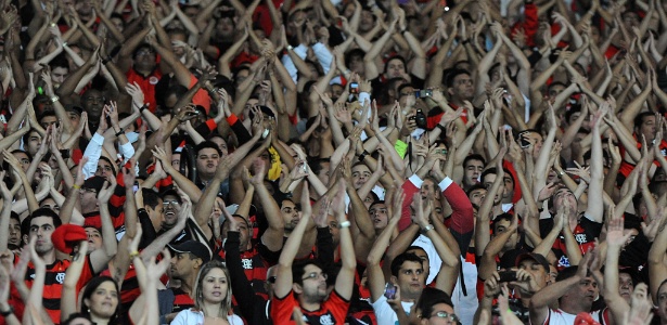 A torcida do Flamengo esgotou os ingressos para o Setor Norte do Maracanã - Alexandre Vidal/Fla Imagem