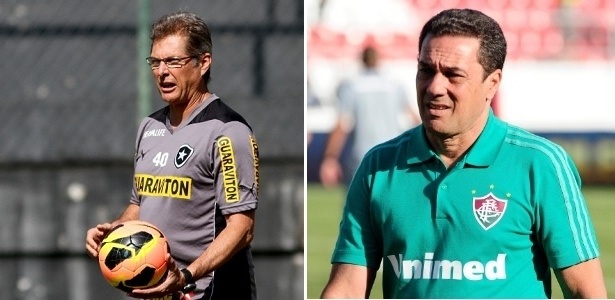 Oswaldo de Oliveira (esq.) e Vanderlei Luxemburgo reduziram carga de treinos - Vitor Silva/SS Press e Rodrigo Vilhena/Photocamera