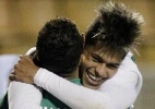 "Cabeceei junto com o Leandro", diz Kleina aps virada do Palmeiras