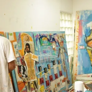 Cubista, surrealista, dadaísta ou simplesmente trash art do artista skatista Sésper - Fabio Golembek/Divulgação