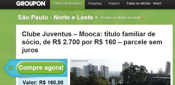 Juventus vende títulos de sócios em site de compras coletivas - Reprodução
