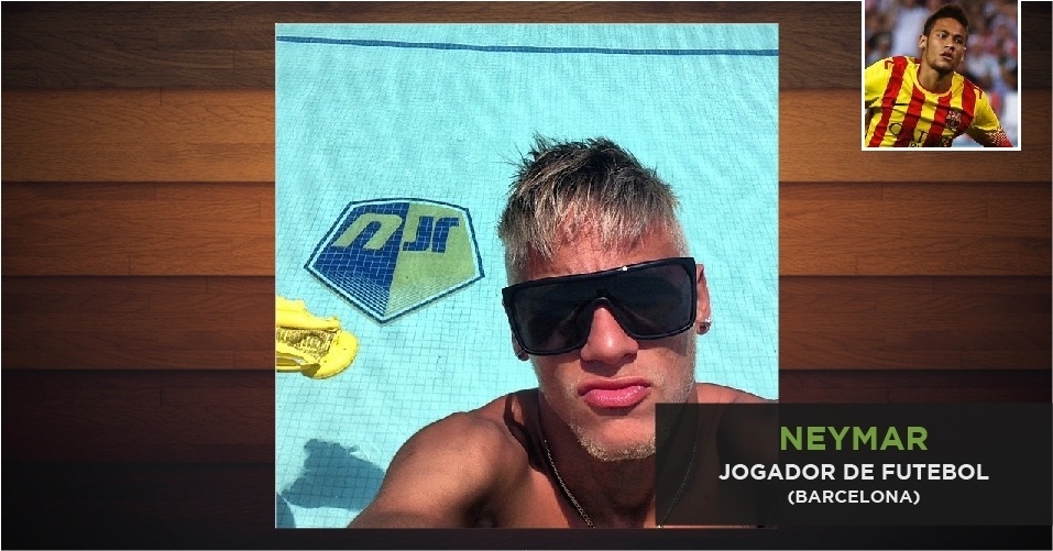 No litoral de São Paulo, Neymar possui uma casa em que a piscina traz seu logo - Arte/UOL - Reprodução/Instagram