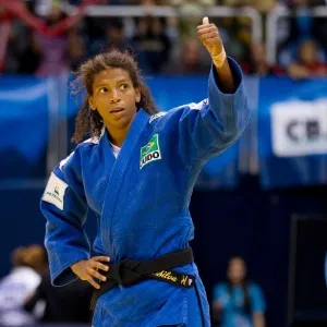 28.08.2013 - A brasileira Rafaela Silva está na final do Mundial de Judô. Ela derrotou a musa francesa Autumne Pavia na semifinal - Marcio Rodrigues / MPIX