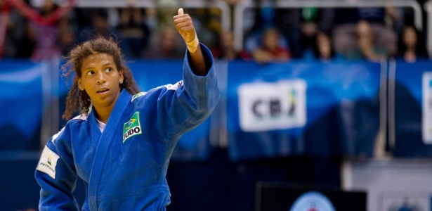 A judoca brasileira Rafaela Silva sagrou-se campeã mundial ao bater a americana Marti Malloy - Marcio Rodrigues / MPIX