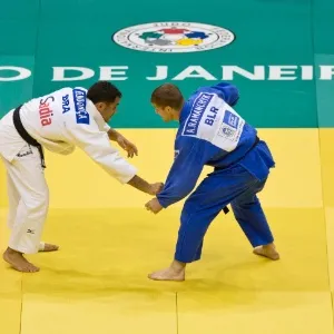 28.08.2013 - Mundial de Judo 2013, Maracanazinho, Rio de Janeiro. Bruno Mendonca x Ramanchyk - Marcio Rodrigues / MPIX