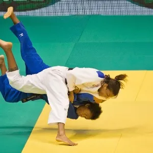 28.08.2013 - Mundial de Judo 2013, Maracanazinho, Rio de Janeiro. Rafaela Silva(BRA) x Hana Carmichel (USA) - Alexandre Brum / FOTOCOM.NET