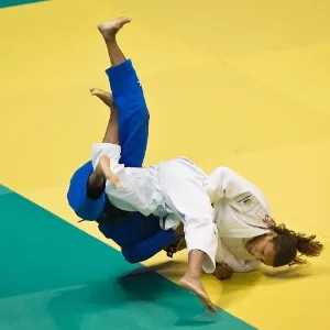 28.08.2013 - Mundial de Judo 2013, Maracanazinho, Rio de Janeiro. Rafaela Silva(BRA) x Hana Carmichel (USA) - Marcio Rodrigues/MPIX
