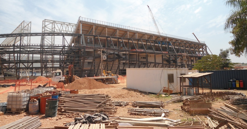 30.ago.2013 -  Arena Pantanal terá capacidade para 44 mil torcedores e receberá quatro jogos da Copa do Mundo de 2014, todos da primeira fase
