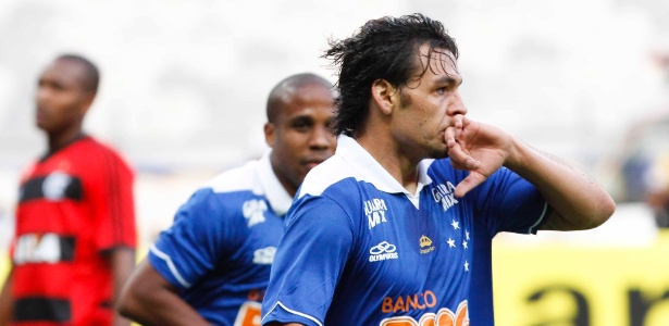 Ricardo Goulart foi titular contra o Flamengo e marcou o gol da vitória do Cruzeiro por 1 a 0 - Washington Alves / Vipcomm