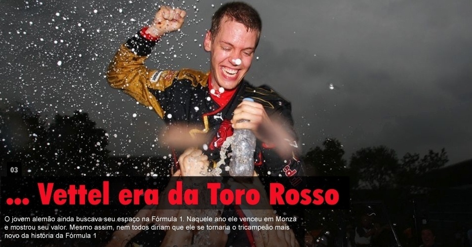 O jovem alemão ainda buscava seu espaço na Fórmula 1. Naquele ano ele venceu em Monza e mostrou seu valor. Mesmo assim, nem todos diriam que ele se tornaria o tricampeão mais novo da história da Fórmula 1 - Getty Images