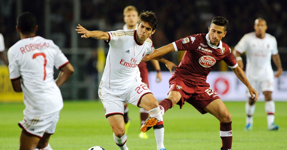 14.09.2013 - Kaká estreia como titular pelo Milan na partida contra o Torino, pelo Campeonato Italiano
