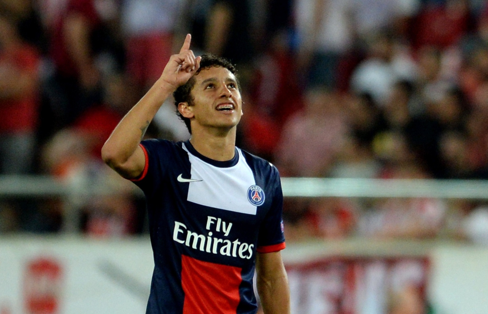 17.09.2013 - Marquinhos, zagueiro do PSG - ARIS MESSINIS / AFP