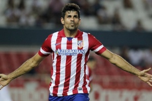 18.08.2013 - Diego Costa, atacante do Atlético de Madrid - José Manuel Vidal / EFE