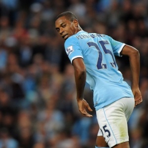 19.08.2013 - Fernandinho, volante do Manchester City - PETER POWELL / EFE