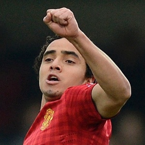 23.02.2013 - Rafael da Silva, lateral direito do Manchester United - NIGEL RODDIS / REUTERS