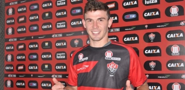 Zagueiro Luiz Gustavo veio do Palmeiras e pode atuar também como volante - Divulgação