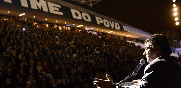 Andrés discursa na Arena Corinthians - Mauro Horita/site oficial do Corinthians