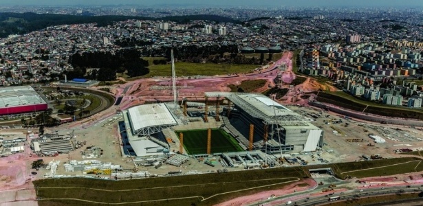 Estádio do Corinthians chegou a 90% de serviços concluídos. Término deve ocorrer em dezembro