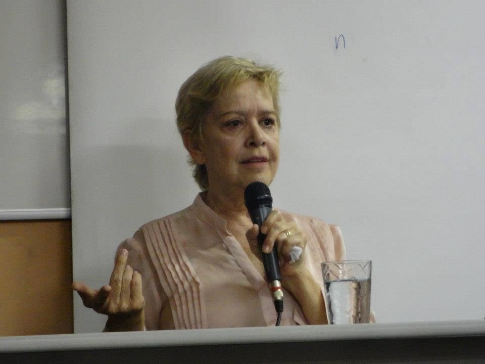 Regiani Ritter comanda palestra na faculdade Fasp, em São Paulo - Patrícia Paixão/Divulgação