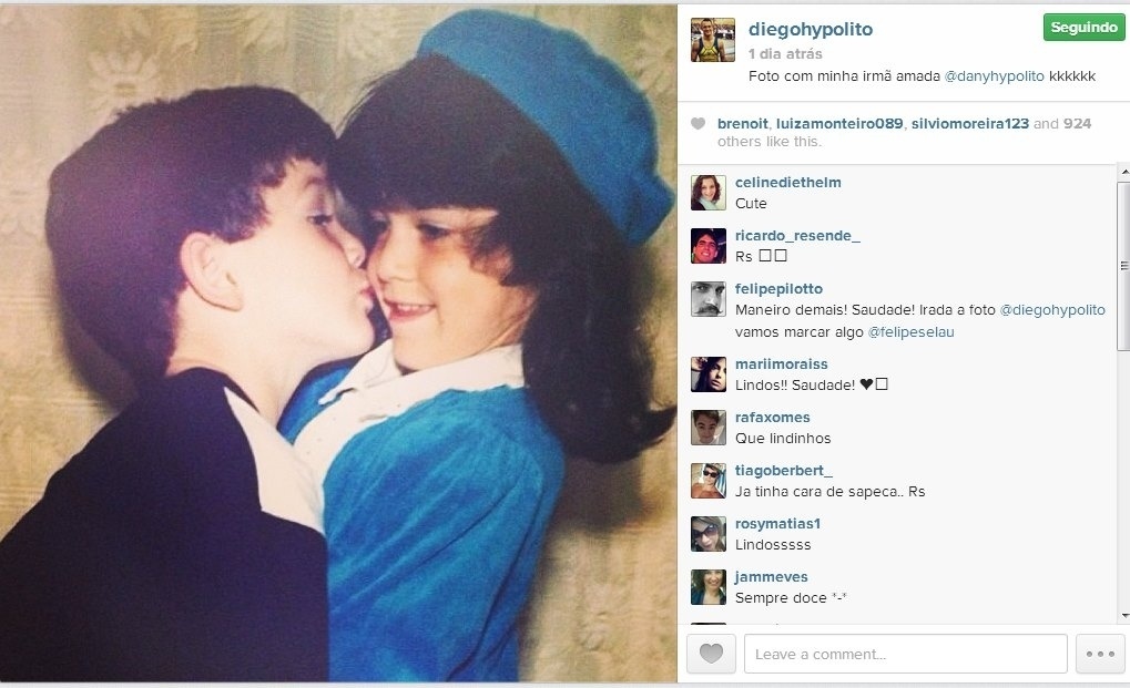 Diego e Daniele Hypólito - Reprodução/Instagram