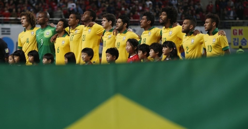 Seleção brasileira venceu a Coreia do Sul neste sábado, em Seul, por 2 a 0, gols de Neymar e Oscar