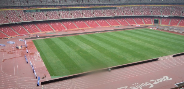 Estádio Ninho de Pássaro, palco das Olimpíadas de 2008, receberá o amistoso entre Brasil e Zâmbia