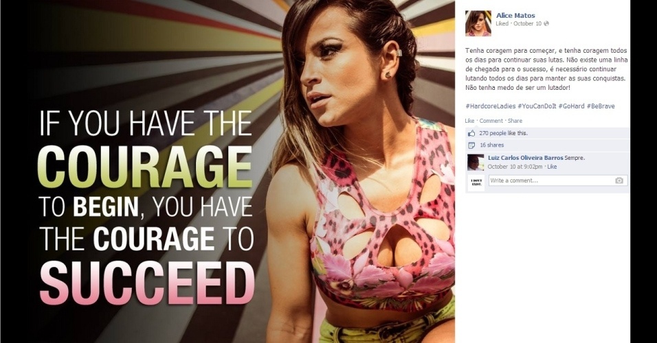 Alice Matos no Instagram - Reprodução/Instagram Alice Matos