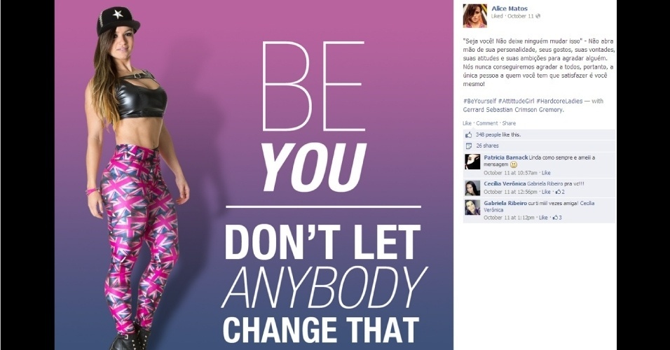 Alice Matos no Instagram - Reprodução/Instagram Alice Matos