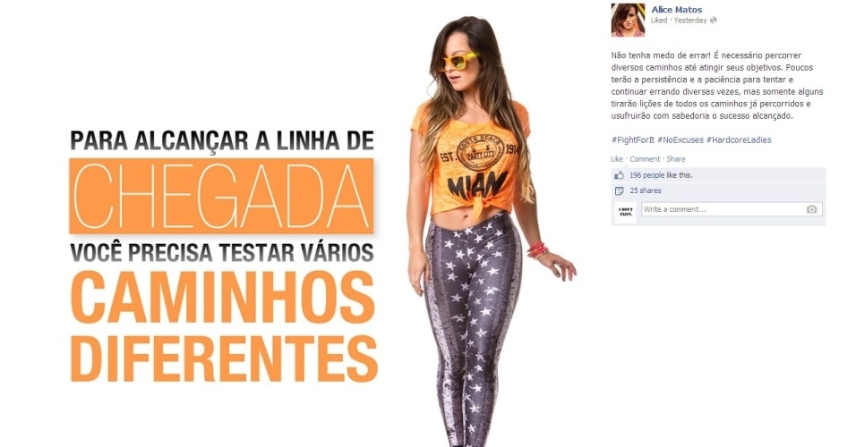 Alice Matos no Instagram - Reprodução/Instagram Alice Matos