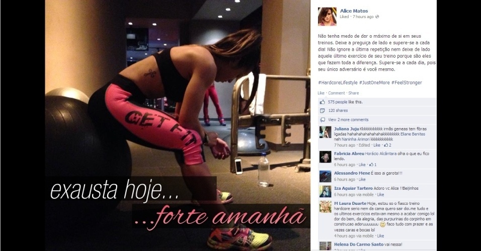 Alice Matos no Instagram - Reprodução/Instagram Alice Matos