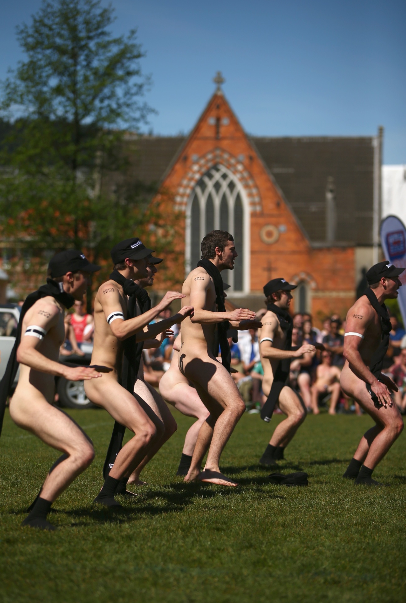 Jogadores de rúgbi jogam pelados na Nova Zelândia - Phil Walter/Getty Images