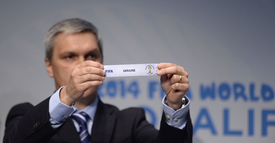 21.10.2013 - A Ucrânia foi sorteada para encarar a França na repescagem europeia para Copa do Mundo de 2014