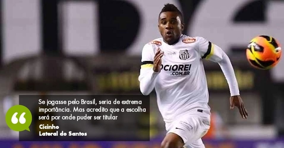 Cicinho, lateral do Santos, sobre Diego Costa - Divulgação/Flickr Santos F.C