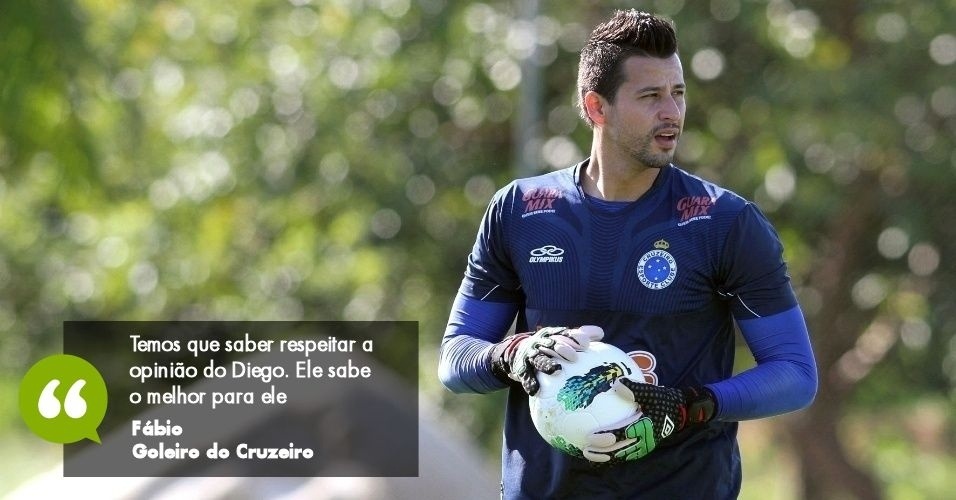 Fábio, goleiro do Cruzeiro, sobre Diego Costa - Washington AlvesVipcomm