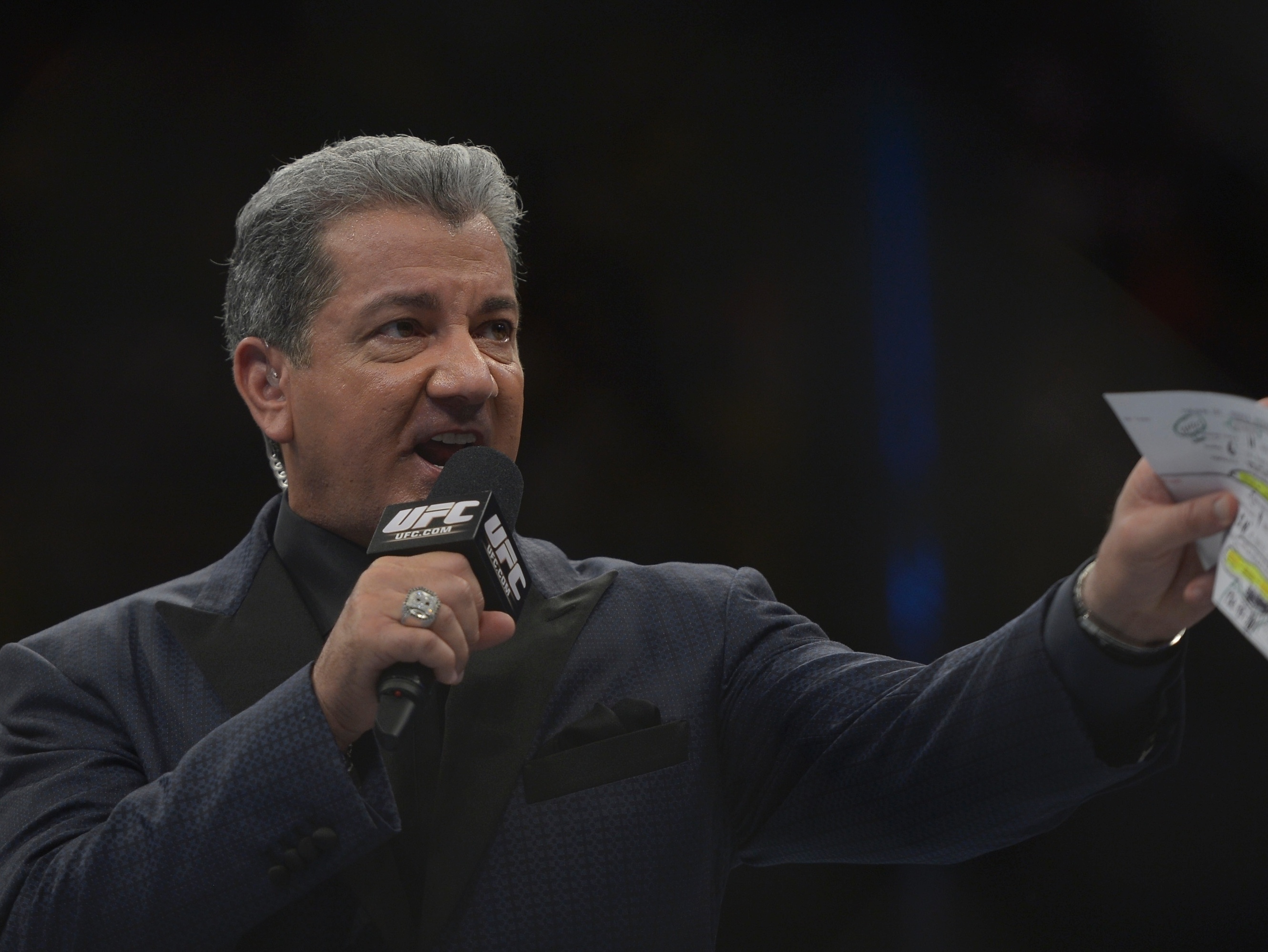 UFC Announcer Bruce Buffer Reveals The Night He Fought, 45 OFF