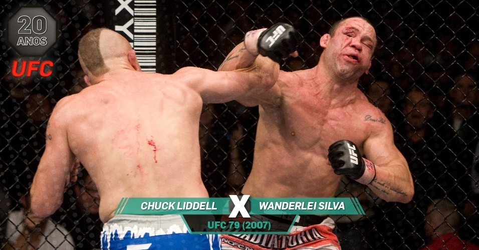 UFC 20 Anos: Melhores lutas - Chuck Liddell x Wanderlei Silva - UFC 79 (2007)