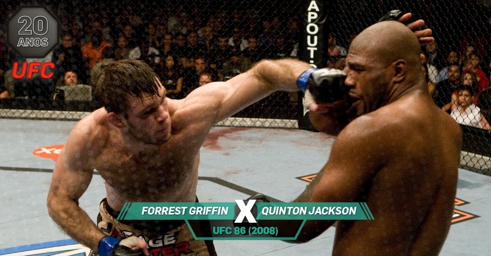 UFC 20 Anos: Melhores lutas - Forrest Griffin x Quinton Jackson - UFC 86 (2008)