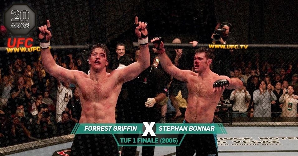 UFC 20 Anos: Melhores lutas - Forrest Griffin x Stephan Bonnar 1 - TUF 1 Finale (2005)