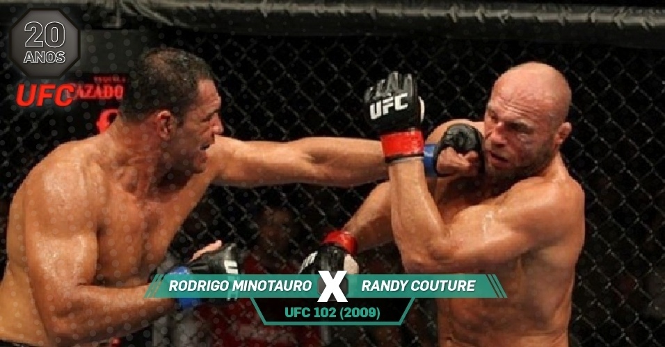 UFC 20 Anos: Melhores lutas - Rodrigo Minotauro x Randy Couture - UFC 102 (2009)