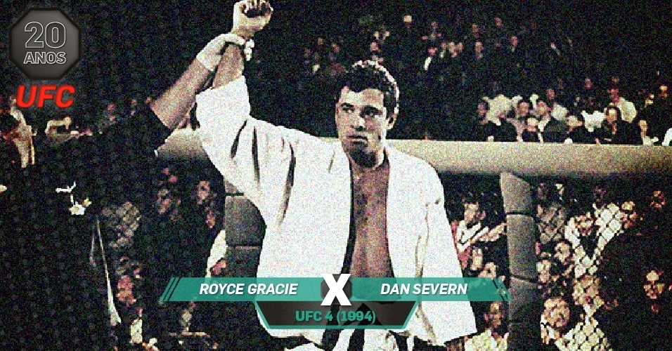 UFC 20 Anos: Melhores lutas - Royce Gracie x Dan Severn - UFC 4 (1994)