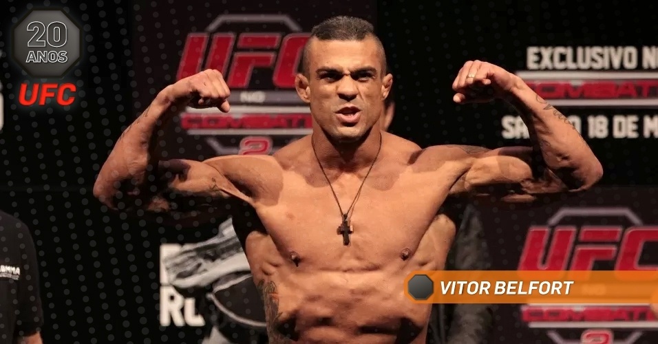UFC 20 Anos: Melhores lutadores - Vitor Belfort