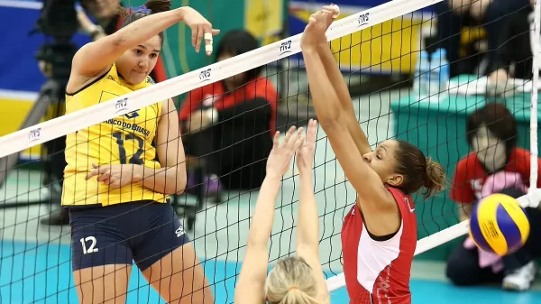 Seleção brasileira de vôlei feminino bate Porto Rico em Taiwan