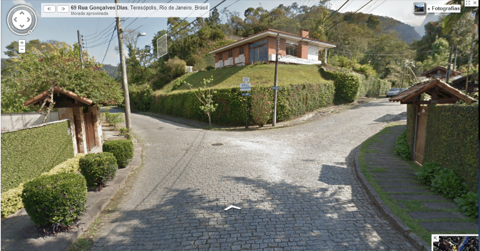 Imagem do Google Street View mostra caminho ao CT da CBF ainda sem asfalto
